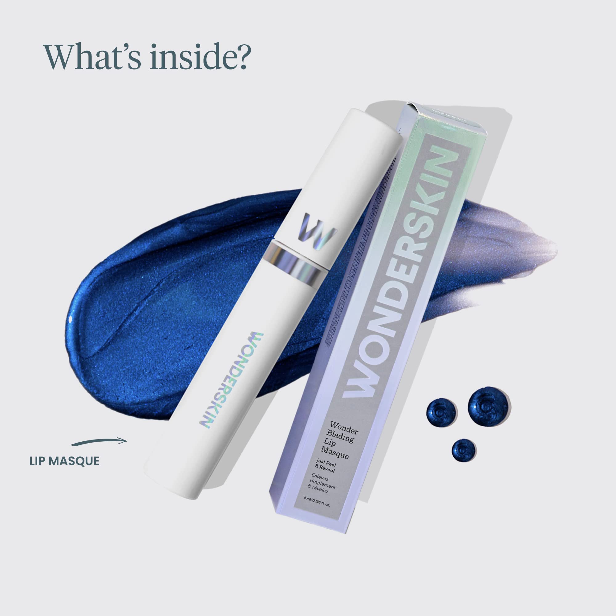 Wonderskin Wonder Blading All Day Lip Stain Peel Off Masque - Long Lasting, Waterproof and Transfer Proof Nude Lip Tint, Matte Finish Peel Off Makeup (XOXO Masque)