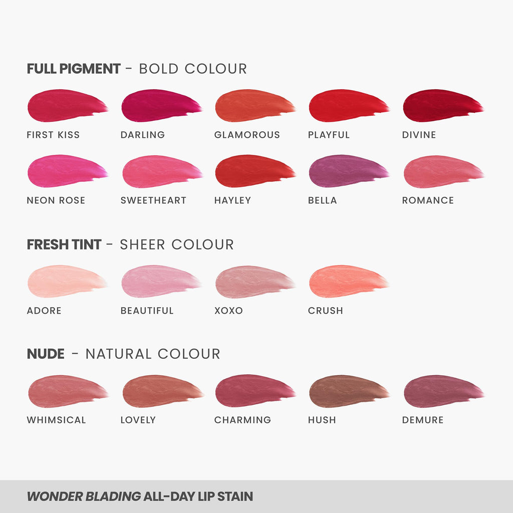 Wonderskin Wonder Blading All Day Lip Stain Peel Off Masque - Long Lasting, Waterproof and Transfer Proof Nude Lip Tint, Matte Finish Peel Off Makeup (XOXO Masque)