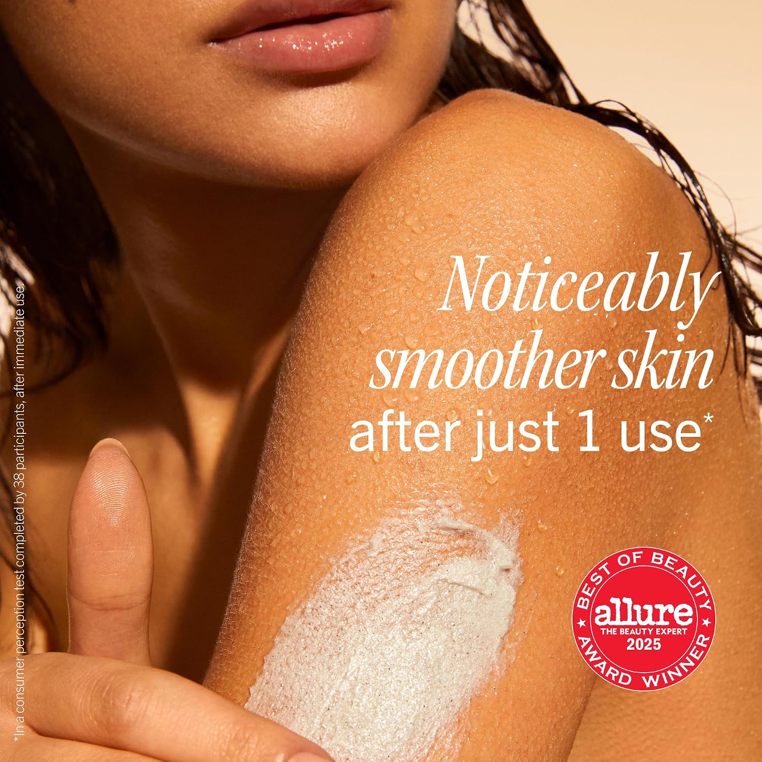 First Aid Beauty KP Bump Eraser Body Scrub with 10% AHA - Dermatologist-Tested Keratosis Pilaris Exfoliator - Support for Rough Bumps, Uneven Skin Texture & Strawberry Skin - Sensitive Skin