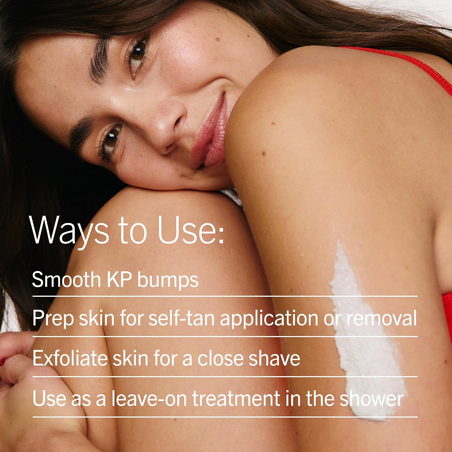 First Aid Beauty KP Bump Eraser Body Scrub with 10% AHA - Dermatologist-Tested Keratosis Pilaris Exfoliator - Support for Rough Bumps, Uneven Skin Texture & Strawberry Skin - Sensitive Skin